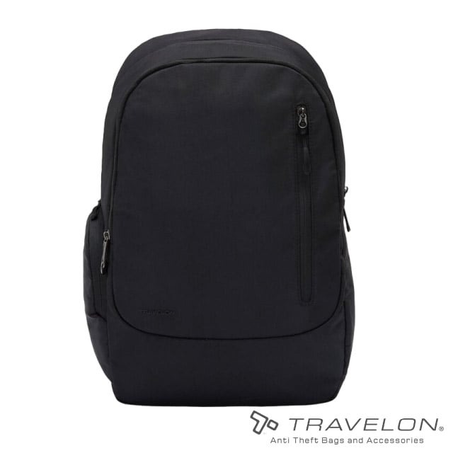 【Travelon】URBAN 防盜城市後背包.雙肩包.旅遊背包.出國.護照包.RFID識別系統/TL-43501 黑✿30E010